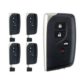 4 BTN Smart Key fob replacememnt for 2013 - 2017 Lexus LS460 LS600H with FCC ID: HYQ14ACX 5290 Board